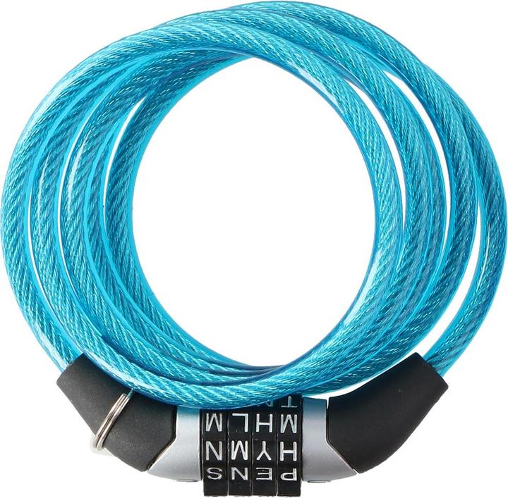 Actual product image Dunlop Bicycle lock with letter code (120 cm)