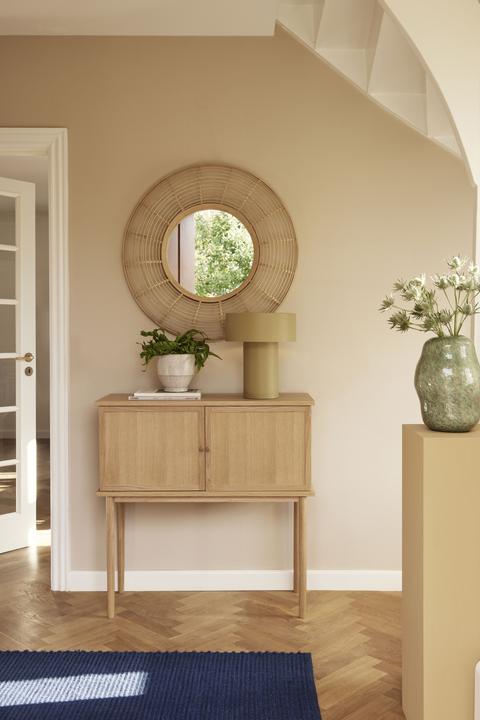 Produktbild Hübsch Dash Konsolentisch Naturfarben (90 x 35 x 90 cm)