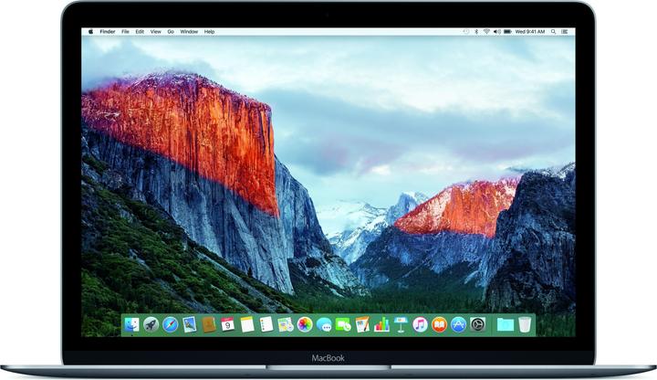 Image du produit Apple MacBook gris sidéral (12", Intel Core M3, 8 Go, 256 Go, CH)