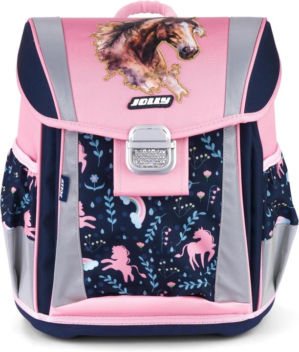 Immagine prodotto Jolly Set di cartelle classiche Best Friends Forever in fibra sintetica rosa/blu (22 l)