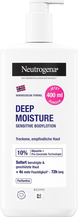 Produktbild Neutrogena Body Lotion Deep Moisture Sensitive 400 ml (400 ml)