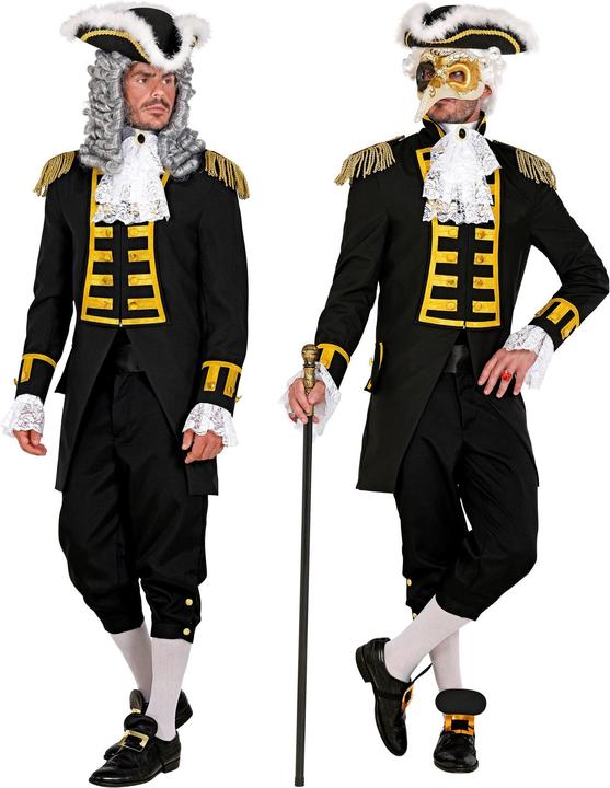 Produktbild Widmann Schwarze Gardeuniform / Paradefrack für Herren (S)