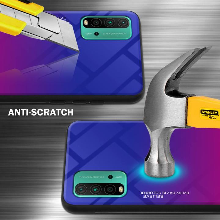Produktbild Cadorabo TPU 2 Farben Glas Hülle (Xiaomi Poco M3, Xiaomi Redmi 9T)