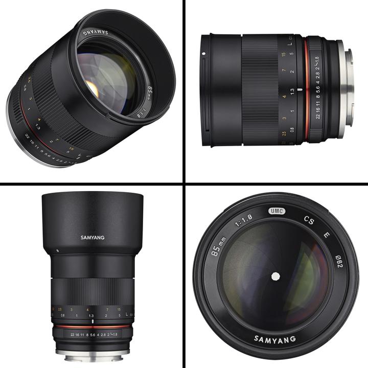 Immagine prodotto Samyang 85mm F1.8 Fuji X (nero) (Fujifilm X, APS-C / DX)