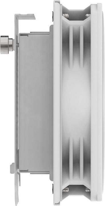 Produktbild Silverstone SST-FDP02W - External cooling fan adapter bracket, incl. 120mm fan, white (127 mm, 1 x)