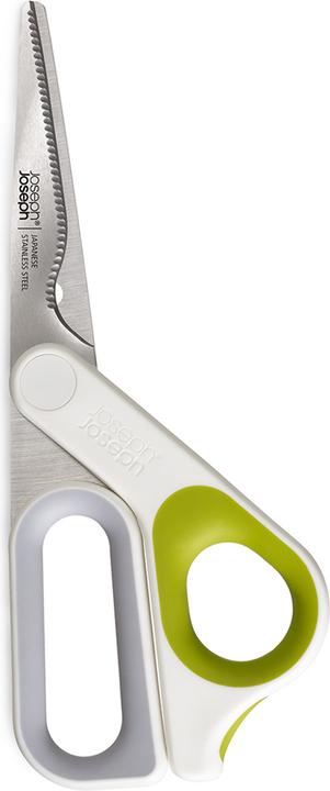 Immagine prodotto Joseph Joseph Forbici da cucina PowerGrip, bianco/verde, 22.4x9.1x1.8cm (22.40 cm)