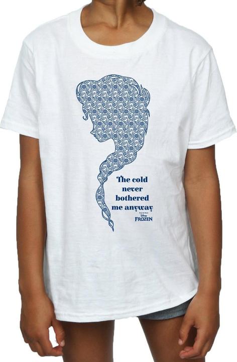 Actual product image Disney Girls Frozen Cold Cotton T-Shirt (116)