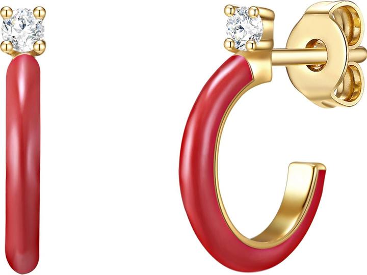 Produktbild Glanzstücke München Damen Sterling Silber Zirkonia gelbgold - 23974 (Sterling Silber)