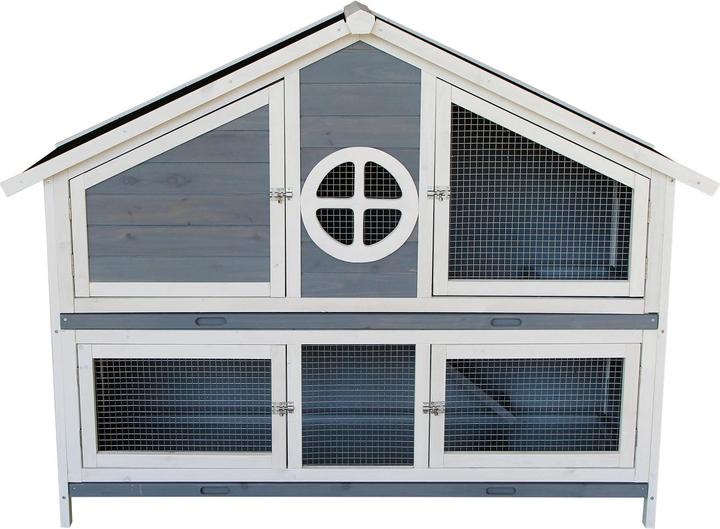 Immagine prodotto Wiltec Conigliera 1160x450x1080mm Villa per conigli, gabbia per conigli Gabbia per conigli