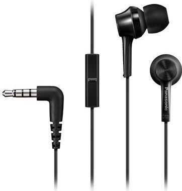Panasonic RP-TCM55E-K In-Ear Headphones Black (Cable)