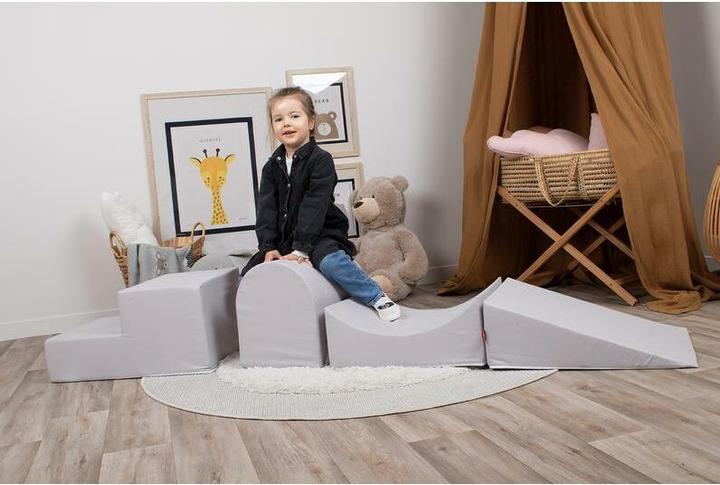 Actual product image Knorrtoys Play blocks soft - "Grey"/4pcs. (Child armchair)