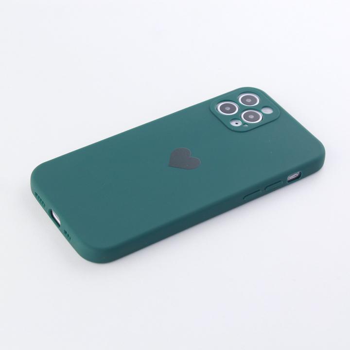 Produktbild PhoneLook Hülle Silikon Mat Herz (Apple iPhone 11 Pro Max)