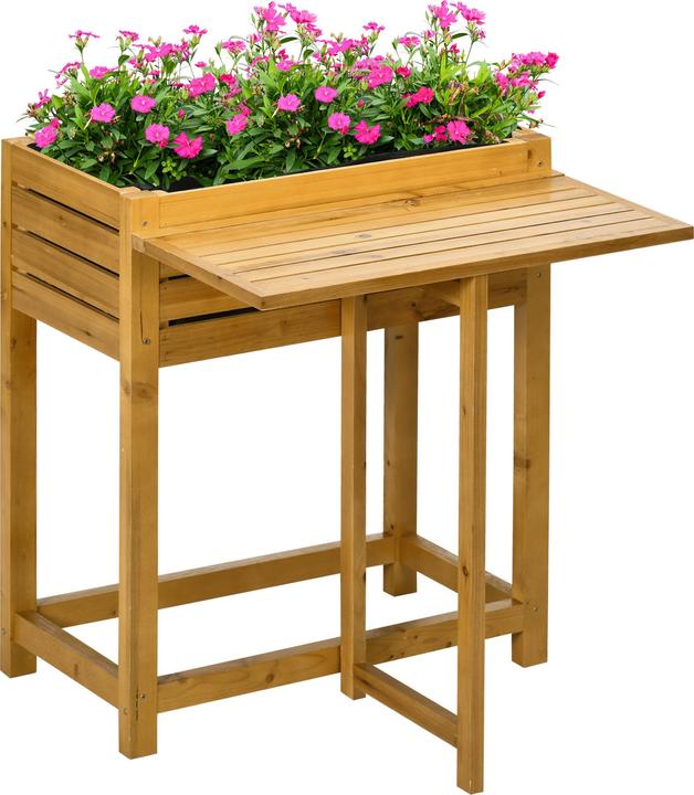 Actual product image Outsunny Raised bed with work surface