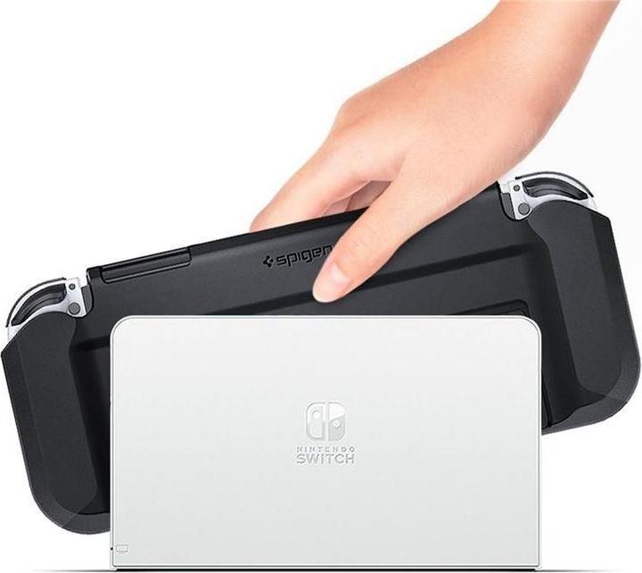 Actual product image Spigen Thin Fit Nintendo Switch OLED Black (Switch OLED)