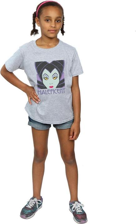 Immagine prodotto Disney Maleficent Cropped Head Maglietta Ragazze (116)
