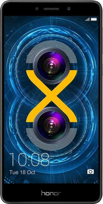 Honor 6x (32 GB, Grey, 5.50", Hybrid Dual SIM, 12 Mpx, 4G)