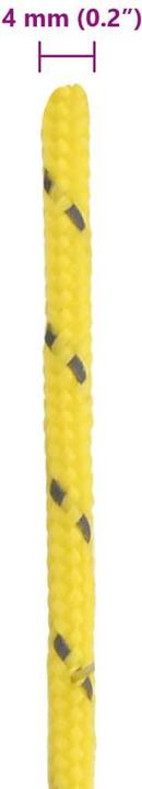 Immagine prodotto VidaXL Corda per tenda Riflettente con tendicorda 50 m 4 mm