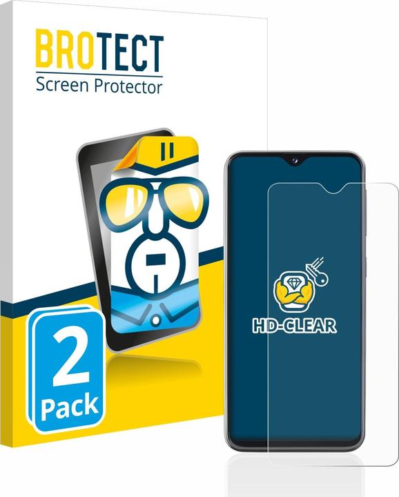Actual product image BROTECT Screen Protector Clear (2 Piece, Samsung Galaxy A20e)