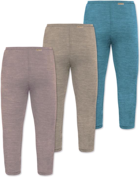 Immagine prodotto Normani Confezione da 3 pantaloni baby merino con piedini - 9543 (68)