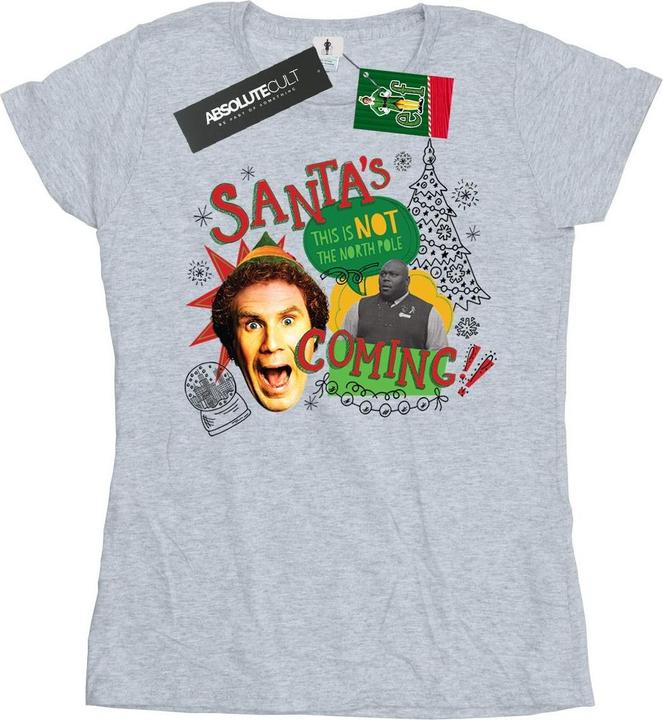 Actual product image Elf Womens/Ladies North Pole Cotton T-Shirt (M)