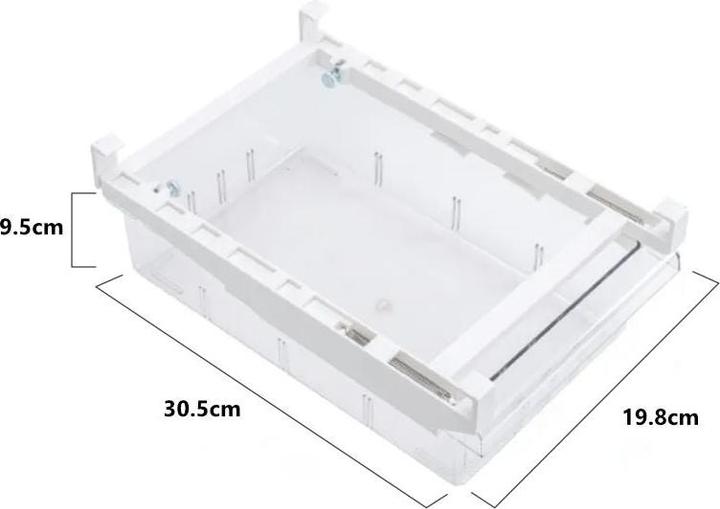 Image du produit Hermex Boîte de rangement pour réfrigérateur Organiseur de réfrigérateur Récipient pour réfrigérateur
