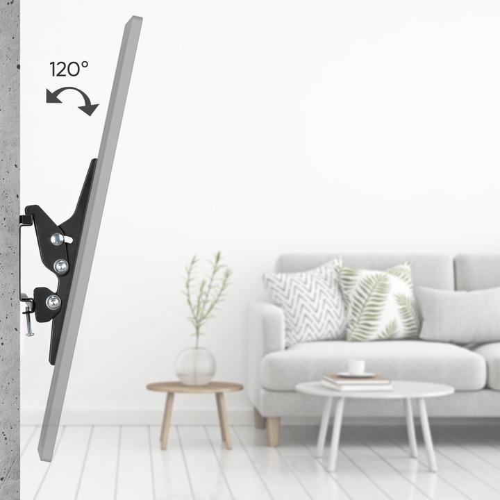 Produktbild Hama TV-Wandhalterung, neigbar, 117 cm (46") bis 25 kg (Wand, 46", 25 kg)