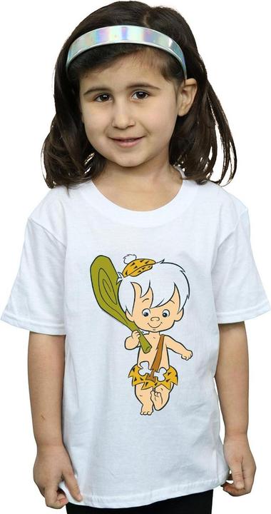 Actual product image The Flintstones Girls Bamm Bamm Classic Pose Cotton T-Shirt (152, 158)