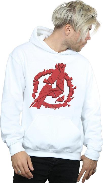 Immagine prodotto Avengers Endgame Shattered Logo Felpa con Cappuccio Uomo (XXL)