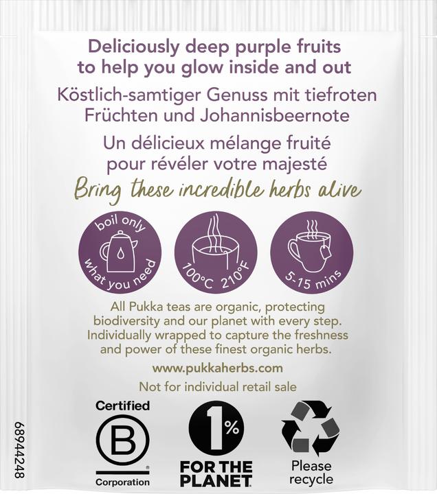 Immagine prodotto Pukka Incantevole Cassis (38 g)