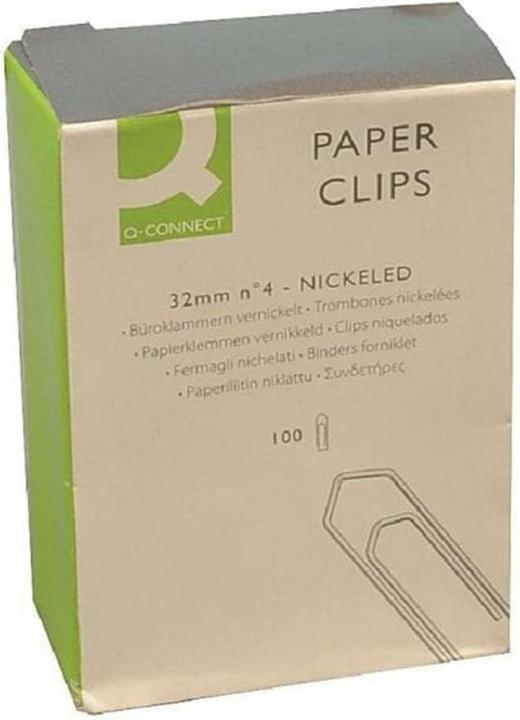 Produktbild Q-Connect Büroklammern (100 x)