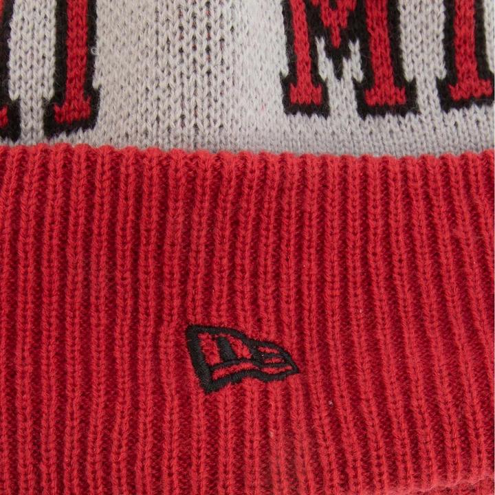 Actual product image New Era NBA Tip Off 2023 Miami Heat Knitted Bobble Beanie