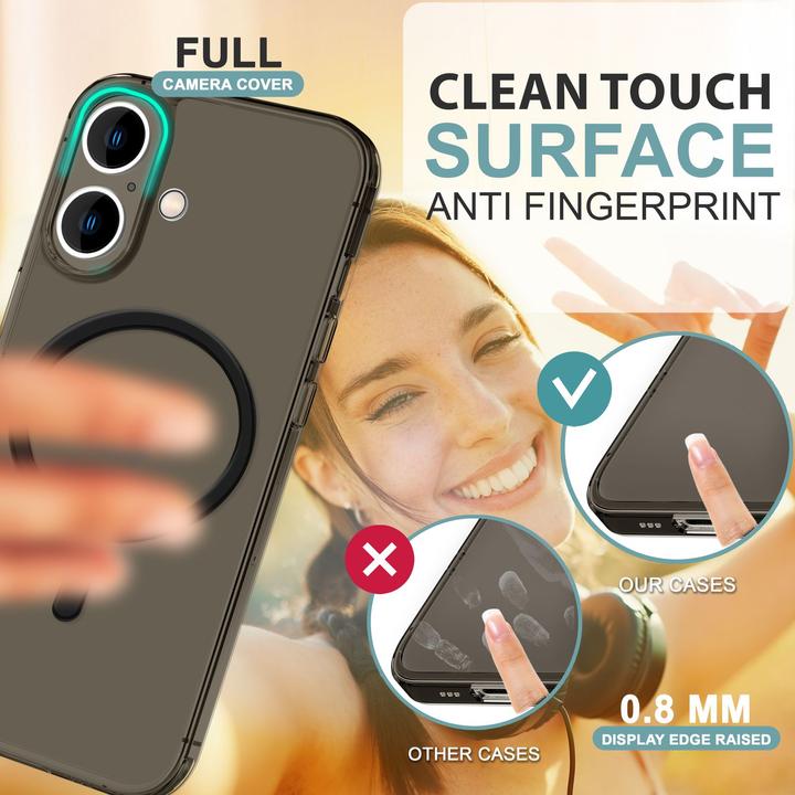 Produktbild Nalia Extrem Dünnes 0,3mm Hard-Case mit MagSafe, Matte Hülle (Apple iPhone 16 Plus)