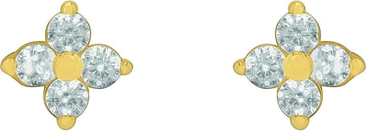 Immagine prodotto zz_ArchivedByPCD_Amor Schmuck_zu_Amor Amor Ohrschmuck für Damen, Gold 375, Zirkonia synth. | Blume (9 ct, Oro 375)