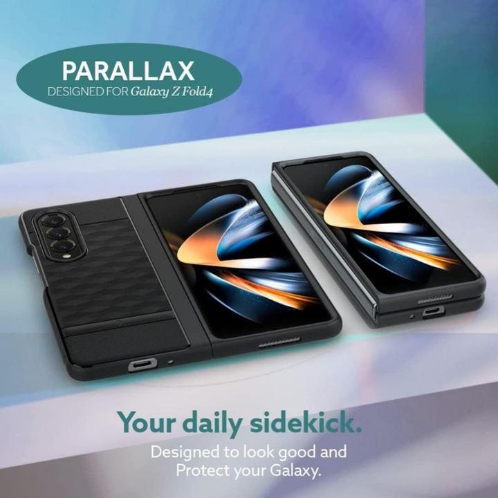Actual product image Caseology Parallax Sam Galaxy Z Fold5 Czarny/Matte Black ACS06225 (Samsung Galaxy Z Fold5)