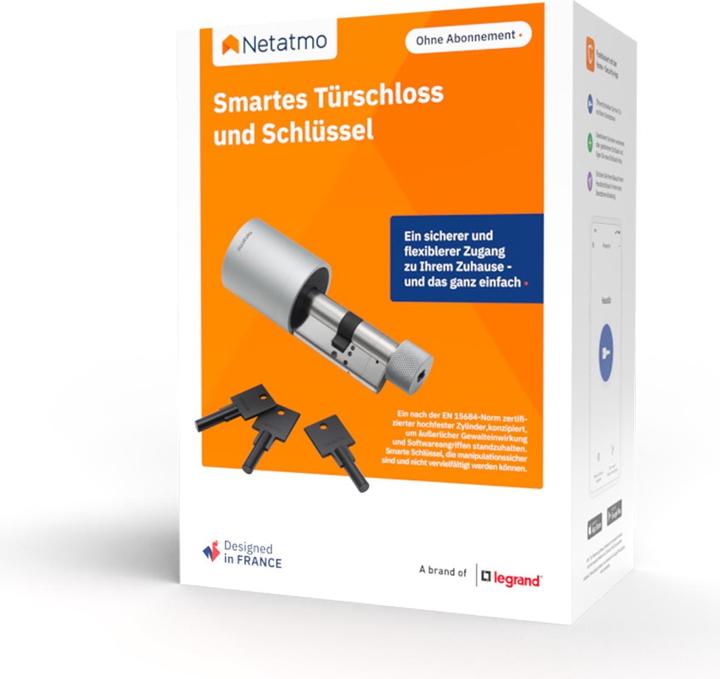 Produktbild Netatmo Intelligentes Türschloss & 4 Schlüssel (Smartphone)