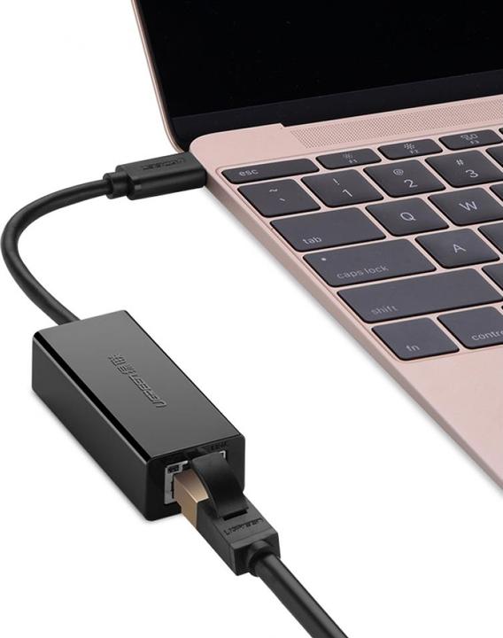 Actual product image Ugreen USB-C auf Ethernet Adapter für Smartphones & Tablets (USB-C, RJ45, RJ45 (1x))