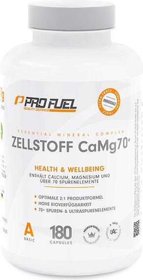 Produktbild ProFuel Zellstoff CaMg70+ (180 Caps) (180 Stück, Kapseln)