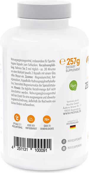 Produktbild ProFuel Zellstoff CaMg70+ (180 Caps) (180 Stück, Kapseln)