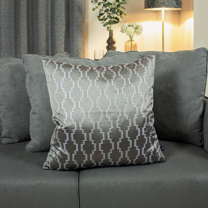 Actual product image Ashley Wilde Embroidered cushion cover Nash (50 x 50 cm)