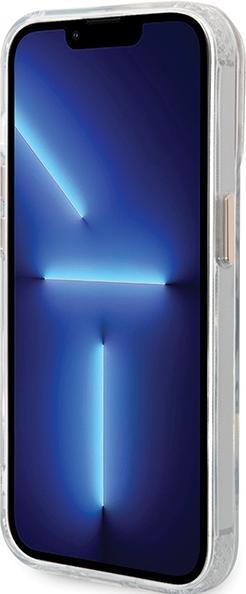 Actual product image Guess case for iPhone 15 6,1" GUHMP15SHTRMD gold HC Magsafe Metal Outline (Apple iPhone 15)