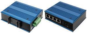 Immagine prodotto Digitus Switch Ethernet industriale da 4 porte 10/100Base-TX a 100Base-FX (4 Porti)