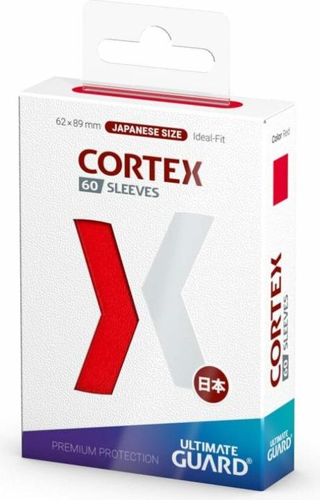 Produktbild Ultimate Guard 60 pochettes Cortex Sleeves format japonais Rouge
