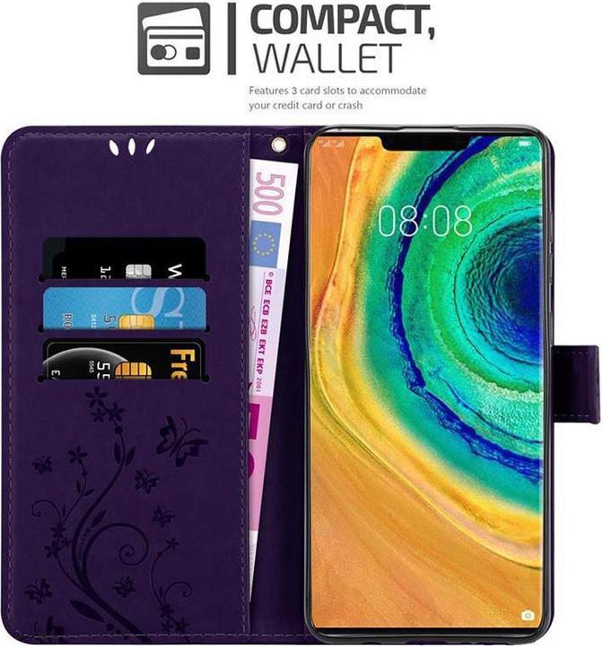 Actual product image Cadorabo Flower Book Cover (Mate 30 Pro)