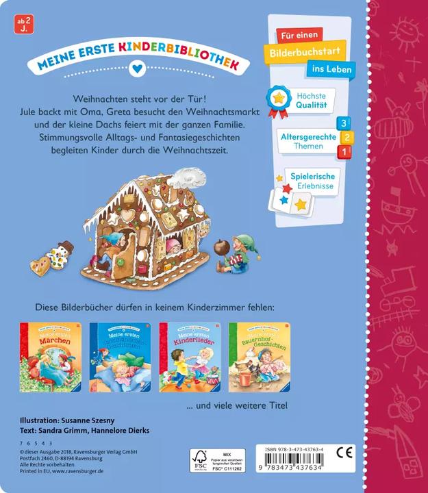 Image du produit Ravensburger Meine ersten Weihnachts-Geschichten (Allemand)