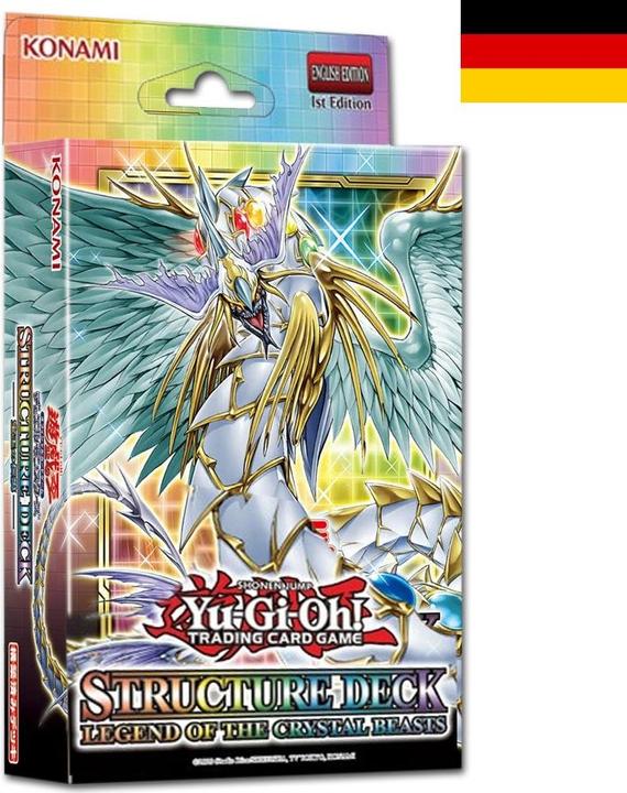Immagine prodotto Yu-Gi-Oh Mazzo di Struttura: La Leggenda delle Bestie di Cristallo - IT (Tedesco, Ponte)