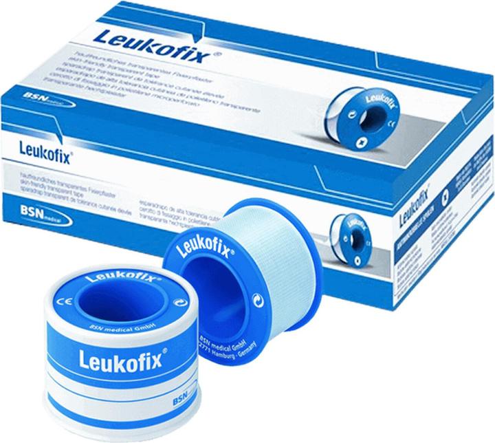 Actual product image BSN Leukofix, roll plaster, without protective ring, 5m:5cm (6 x)