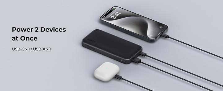 Image du produit Aukey Sprint 10000mAh PB (10000 mAh, 15 W, 15 Wh)