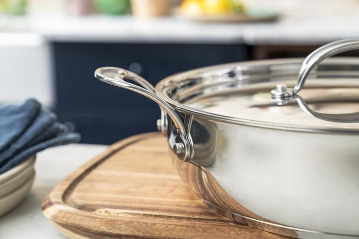 Immagine prodotto Tefal Jamie Oliver Cook's Classic (30 cm, Padella per friggere, Acciaio inossidabile)