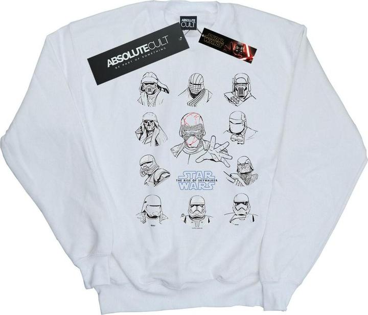 Star Wars First Order Character Line Up Mono Sweatshirt