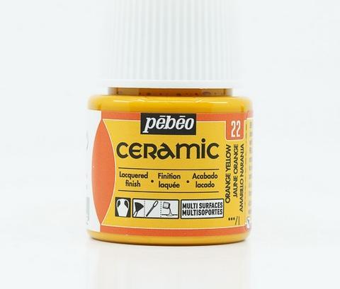 Immagine prodotto Pebeo Colore per ceramica (Giallo arancione, 45 ml)